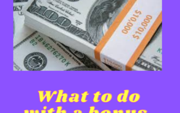 What to do with a bonus, commission check, or windfall of cash