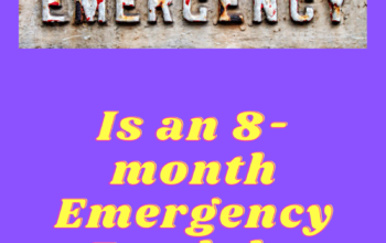 Is an 8-month Emergency Fund the new Golden Standard?  {Bye-bye 3-6 month emergency fund}